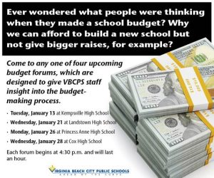 2015 VBCPS Employee Budget Forums